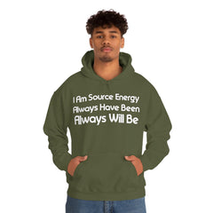 I Am Source Energy and Always Will Be Unisex Heavy Blend™ Hooded Sweatshirt