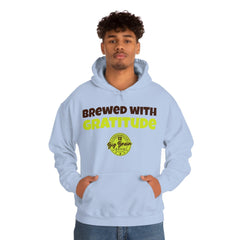 Brewed with Gratitude Unisex Heavy Blend™ Hooded Sweatshirt