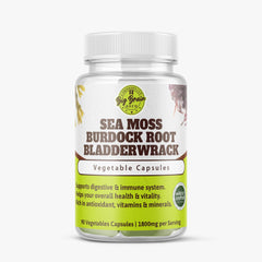 Sea Moss Burdock Root and Bladderwrack Capsules (Nature Powerhouse)