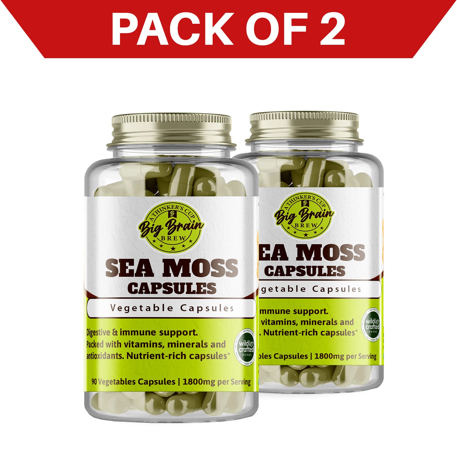 Sea Moss Capsules (Harness The Power of the Ocean)