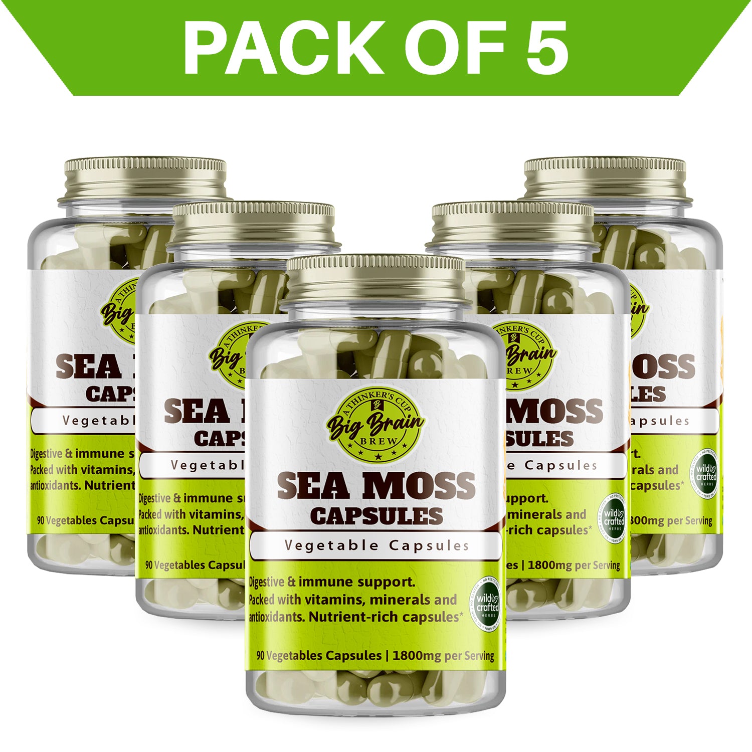 Sea Moss Capsules (Harness The Power of the Ocean)