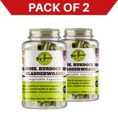 Sea Moss Burdock Root and Bladderwrack Capsules (Nature Powerhouse)