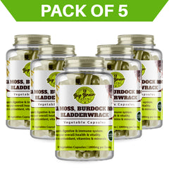 Sea Moss Burdock Root and Bladderwrack Capsules (Nature Powerhouse)