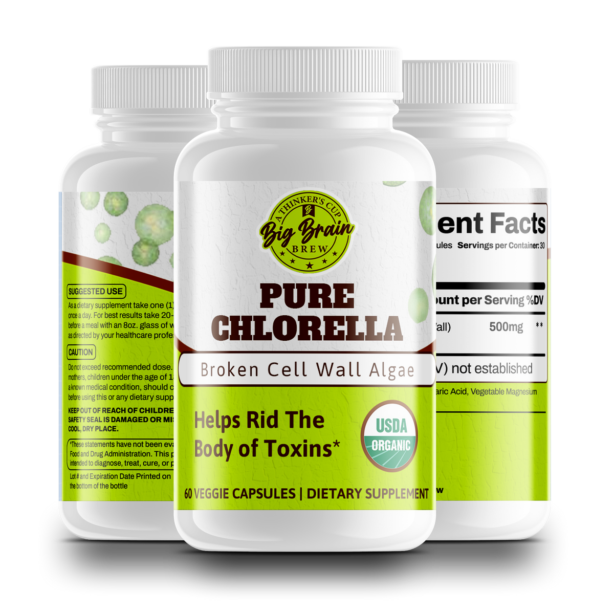 Pure Chlorella (Natural Detoxification)