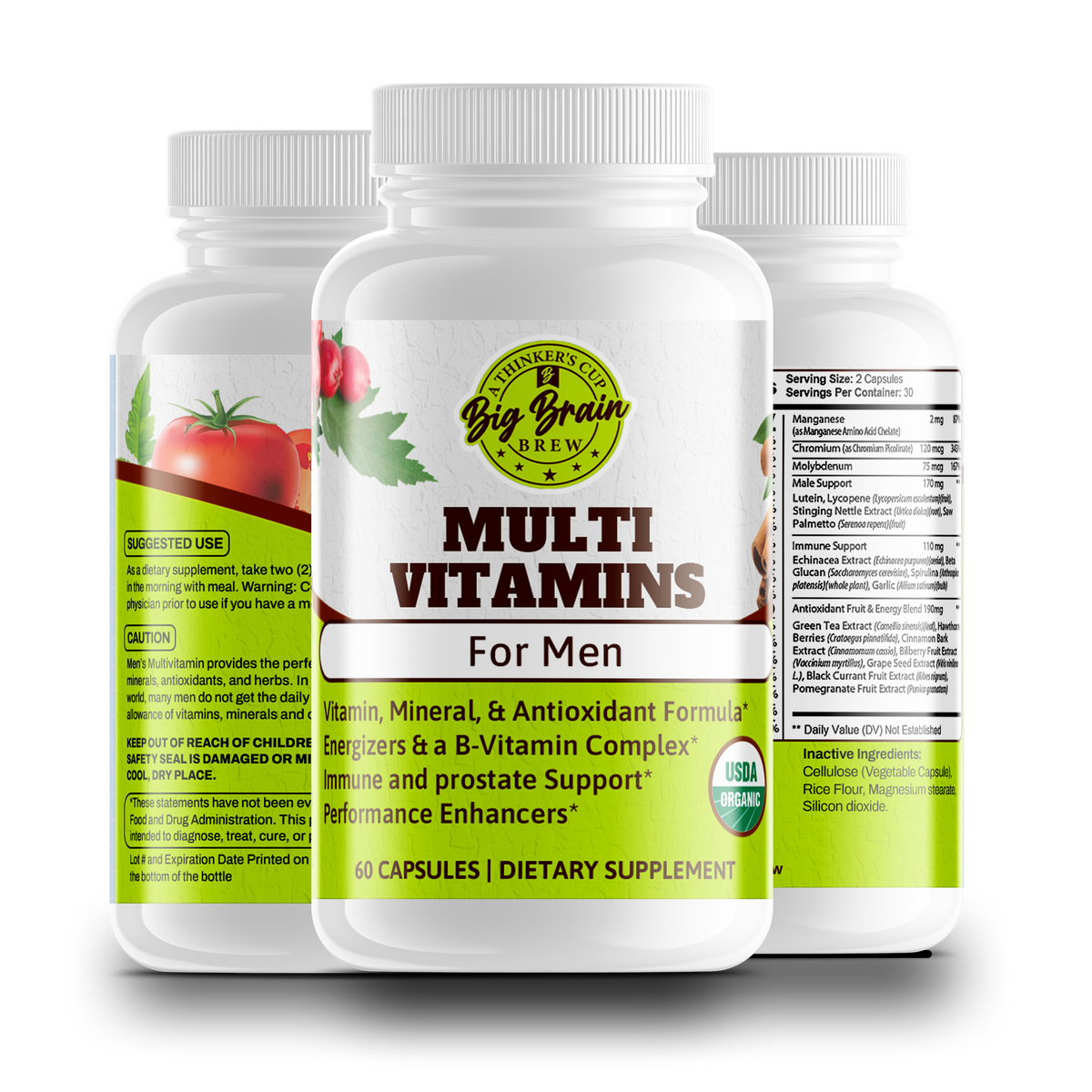 Multi-vitamins for Men (Nature's Vitality)