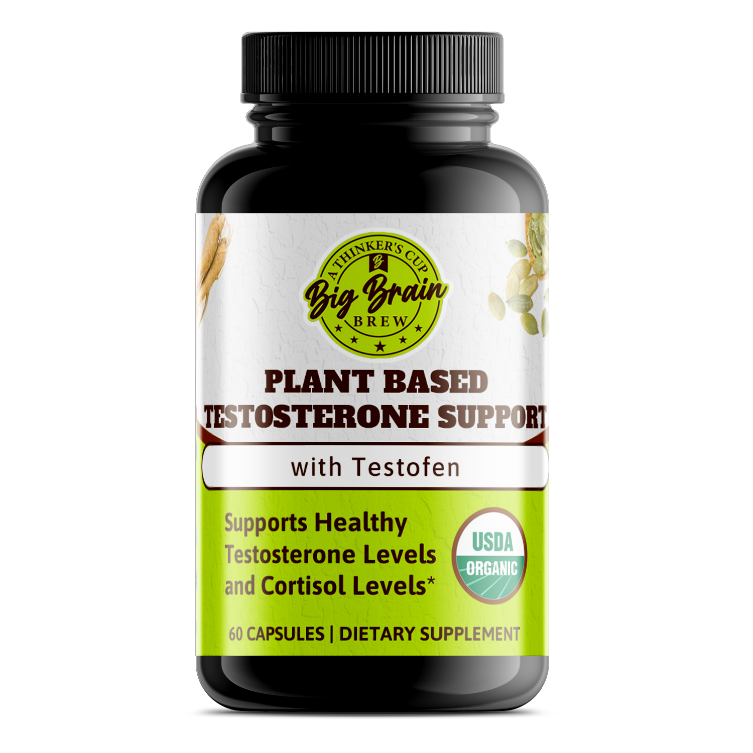 Plant-based Testosterone Support (With Testofen)