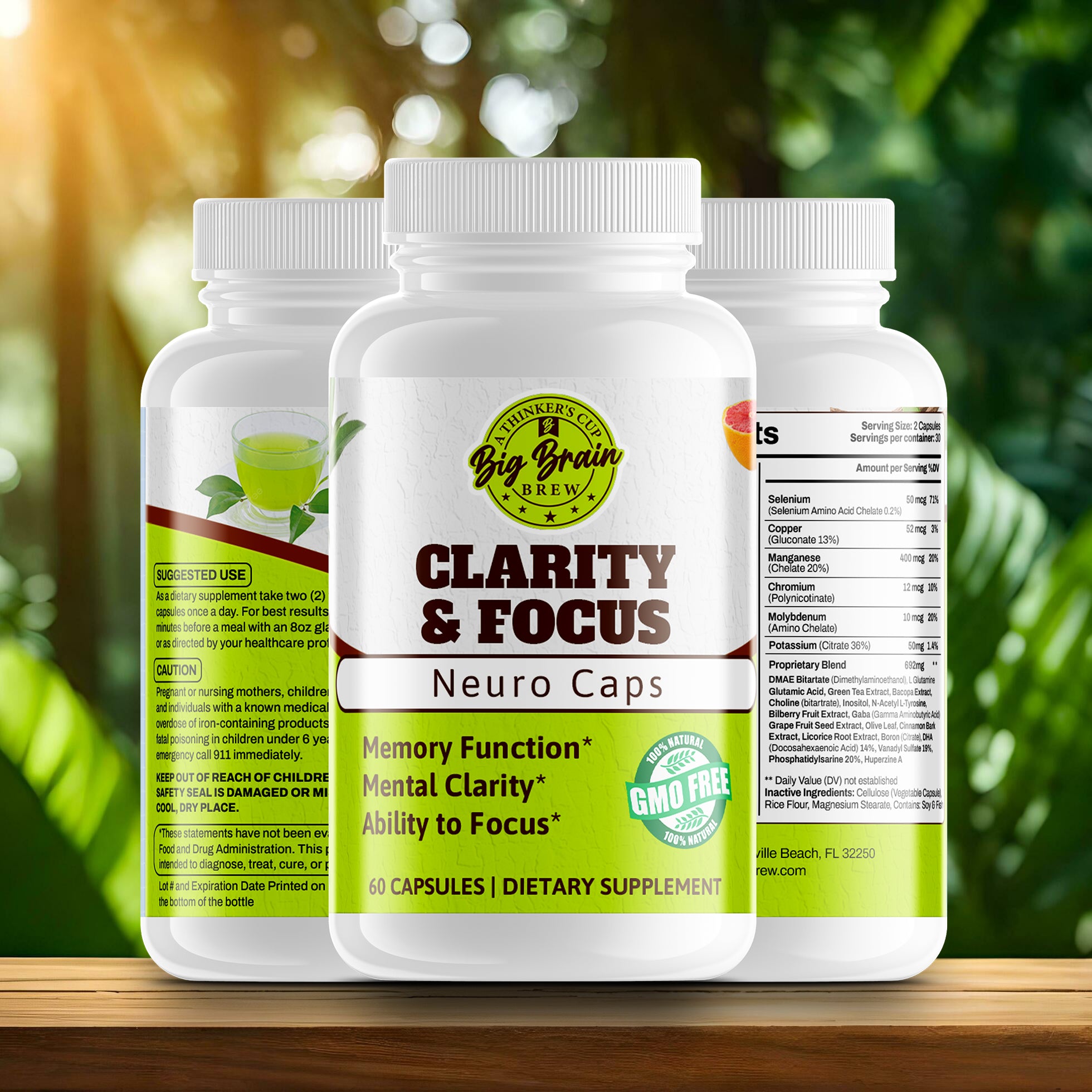 Clarity & Focus Capsules (Neurotropic)