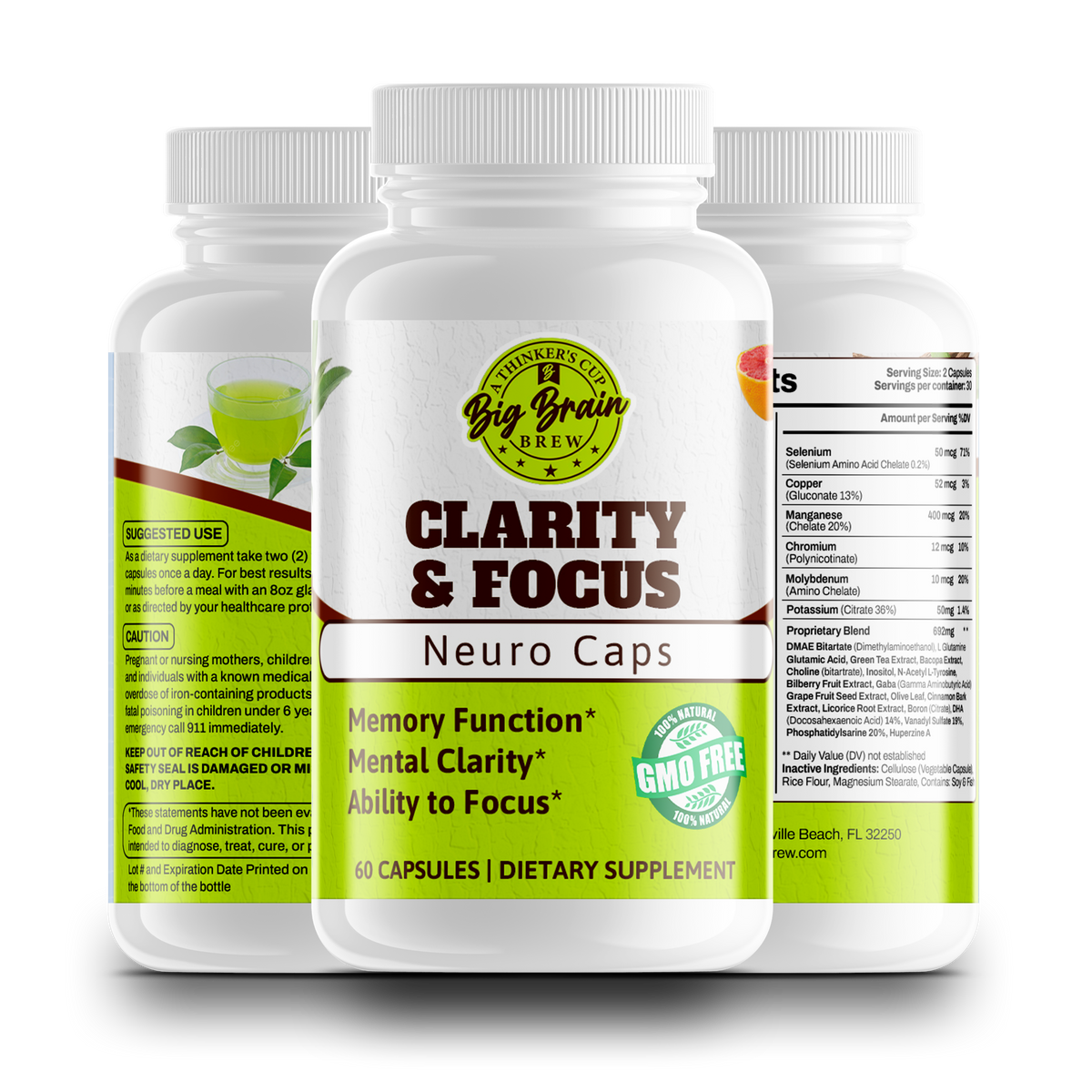 Clarity & Focus Capsules (Neurotropic)