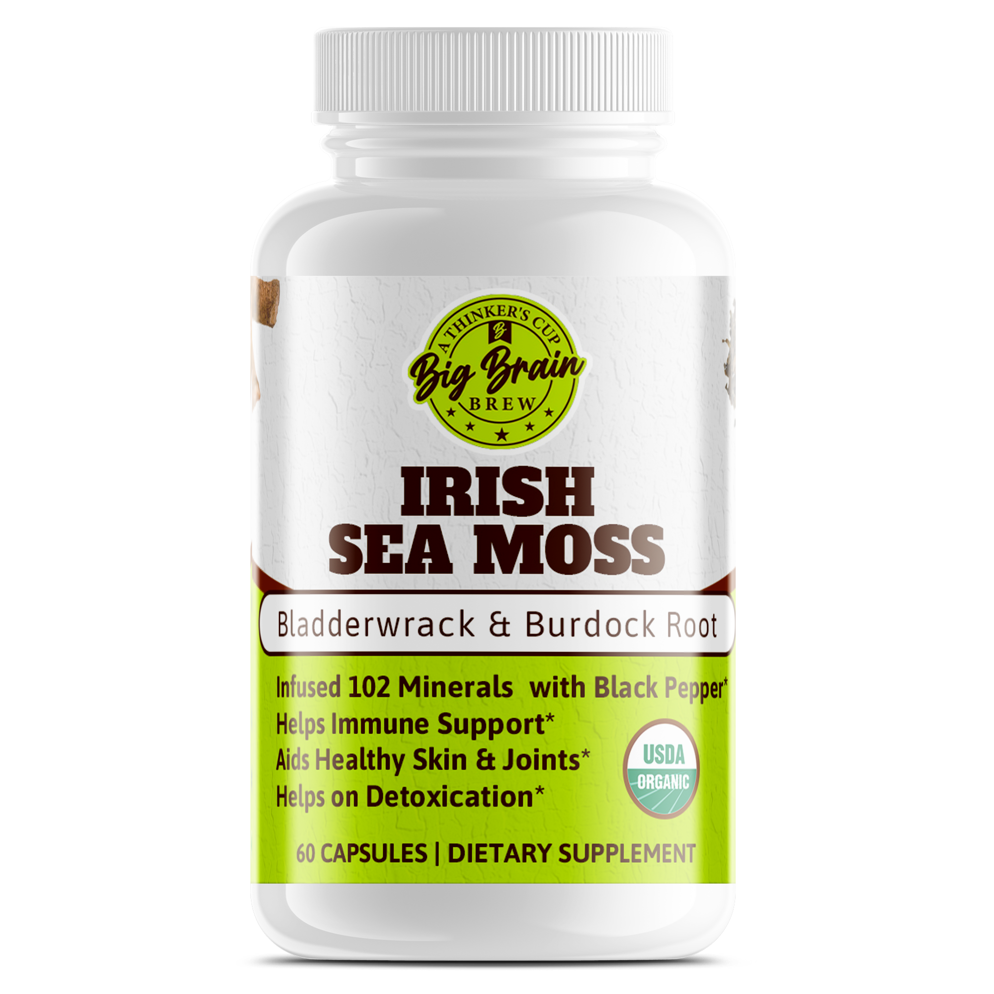 Irish Sea Moss Capsules (Antioxidant Powerhouse)