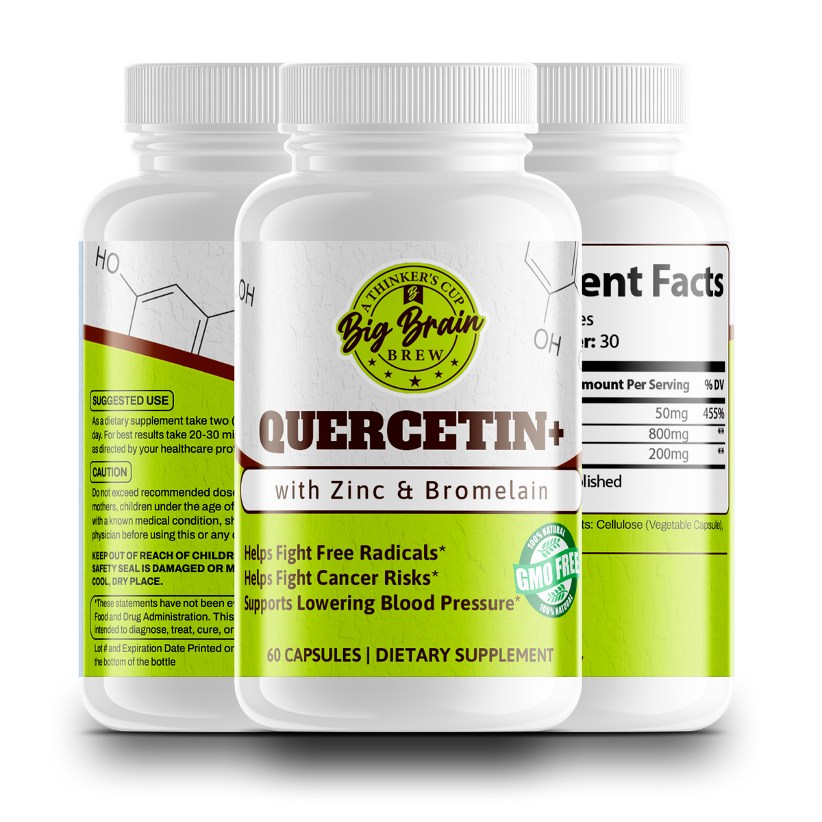 Quercetin+ (with Zinc & Bromelain)