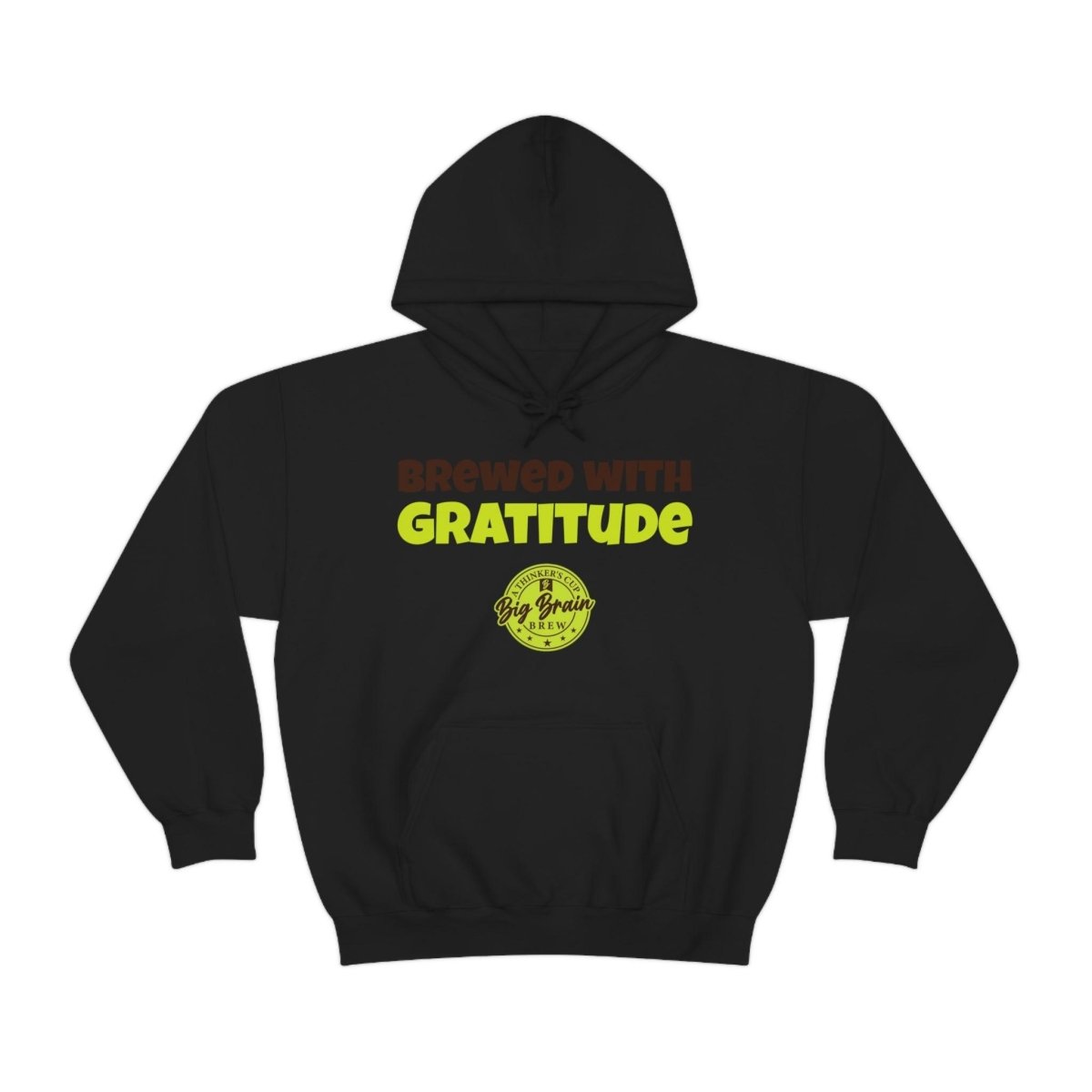 Brewed with Gratitude Unisex Heavy Blend™ Hooded Sweatshirt - Big Brain Brew