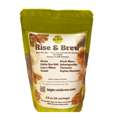 Rise & Brew: Mushroom Coffee Alternative - Big Brain Brew